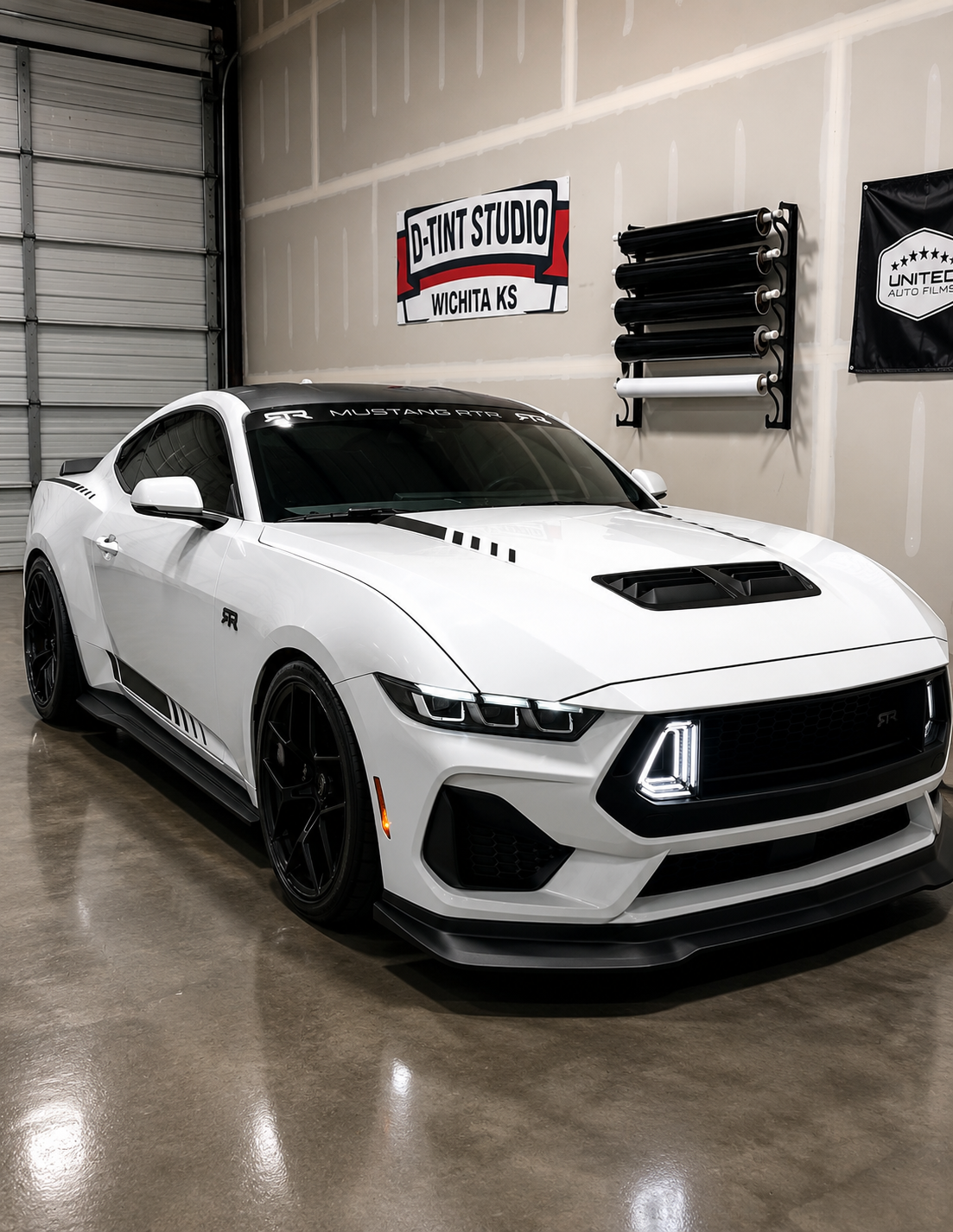 White Mustang RTR with fresh tint